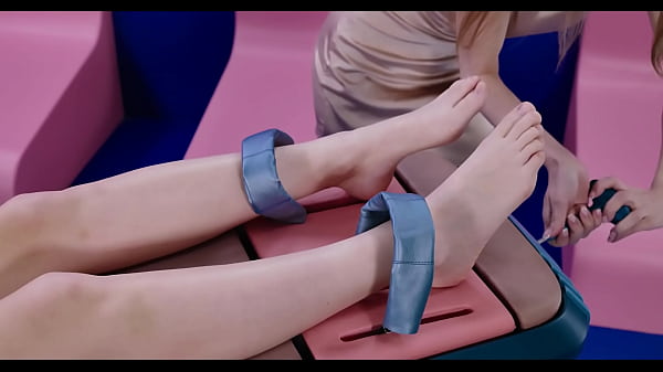 Cute Brunette Brill Angel Tied Up and Tickled – Feather Feet Tickling with Petite Nata Gold