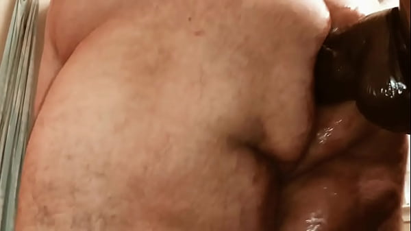 Japan Big ass Man fucked big black dildo