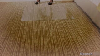 Lucky Alec Knight Fucks Maxine’s Throat As She Rides That Long Dildo!